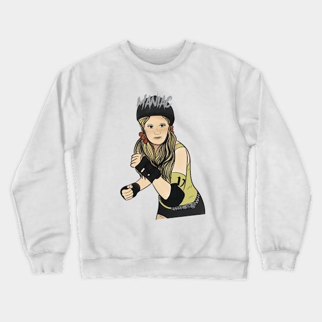 Maniac, Juliet O'Hara Crewneck Sweatshirt by Thelunarwoodco